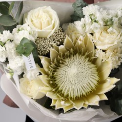 sbornyj buket s proteej i rozoj 7